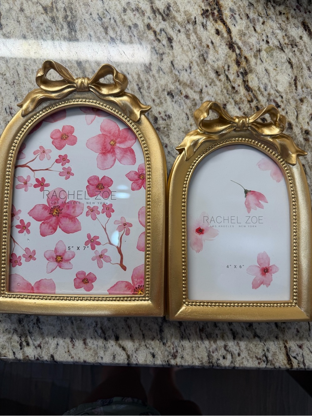 Rachel Zoe Gold Bow Frame - Elegant Gold Photo Frames